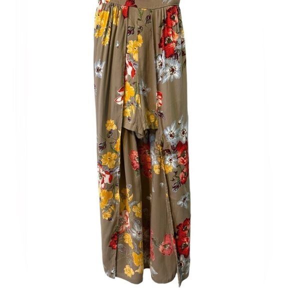 Angie Girls Romper Tan Floral SizeāS (girls) - Picture 3 of 9